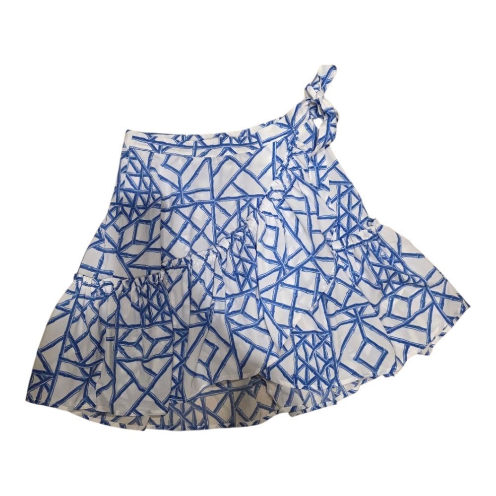 NWT VINEYARD‎ VINES Bamboo Lattice Wrap Skirt - Size 10